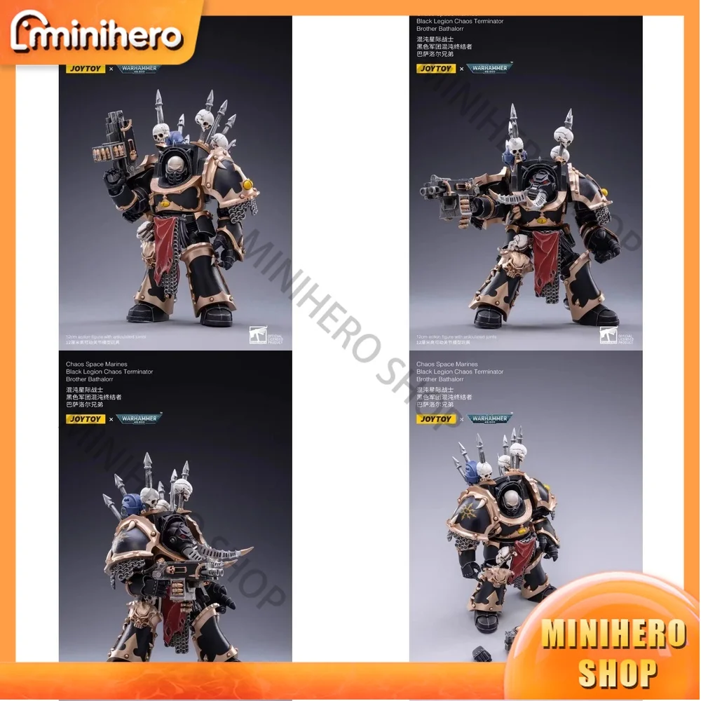 

JOYTOY Dark Source 40K Chaos Terminator Barsalo Brothers Black Legion Removable Soldier Model Toy In Stock