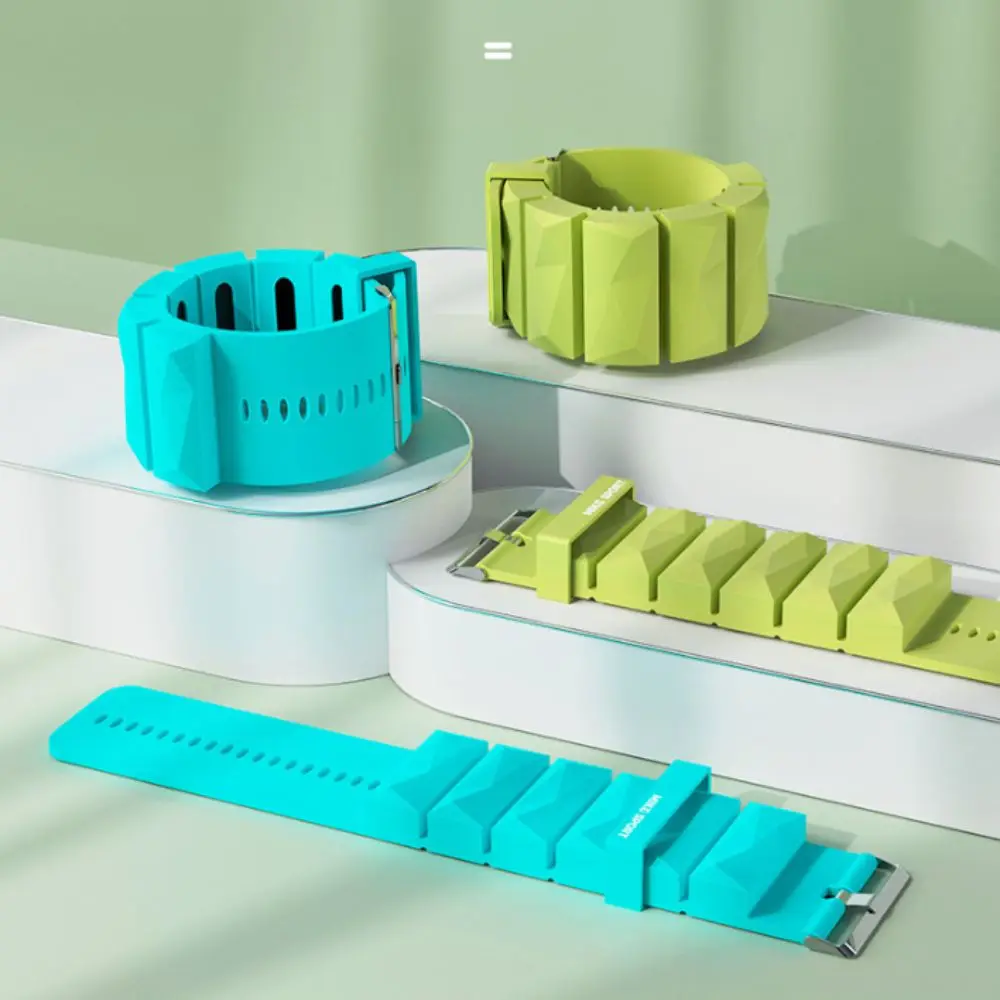 Bracelet de poids de poignet réglable en Silicone, sangle de poignet lestée pour Yoga, résistant à la sueur, équipement de Fitness universel
