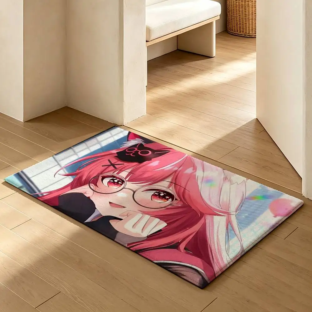 Nanally N-Neverness to Everness  Soft Absorbent Decorative Floor Mat for Bathroom Entryway Living Room