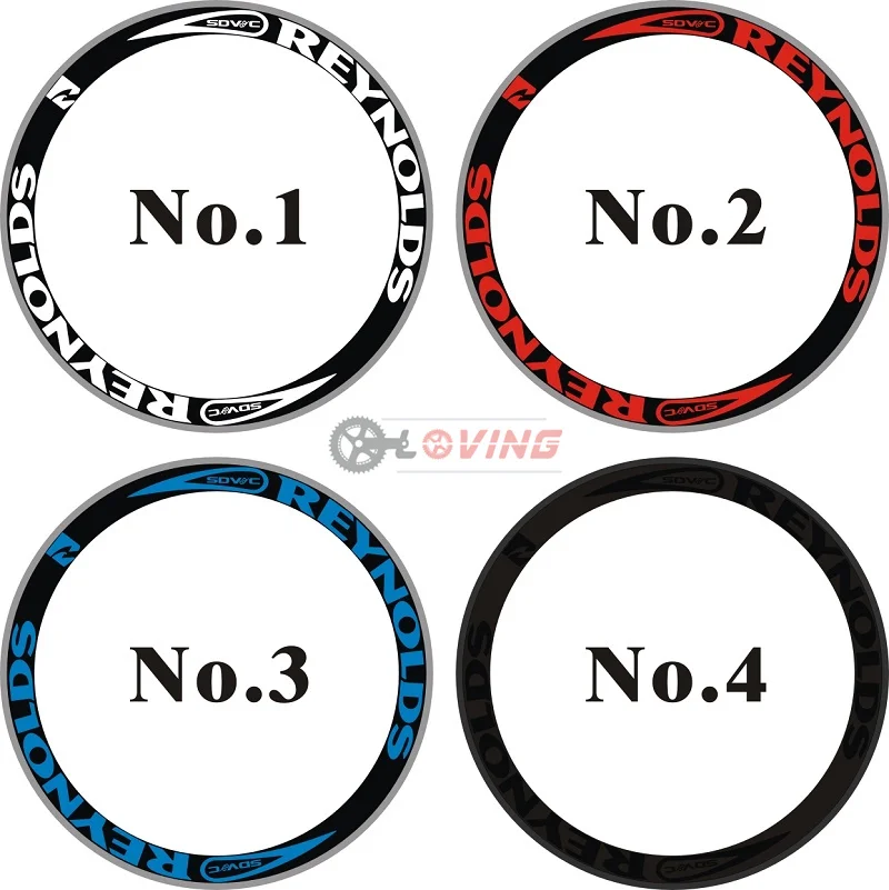 إطارات الدراجات REYNOLDS 700C ملصقات عالية الجودة، ملصقات مقاومة للماء لعجلات سباق الدراجات على الطرق والديكور