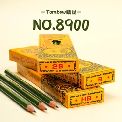 Japan Tombow 8900 Wooden Pencils Classic Professional Sketching Classic Hexagonal Wood Stationery Drawing Pencil Set