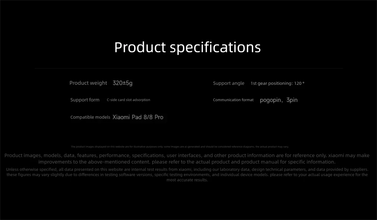 2026 New Original Xiaomi Pad 8 / 8 Pro Keyboard Case English 64-key For Mi Tablet 8 / 8Pro Magnetic Keyboard PU Protective Cover