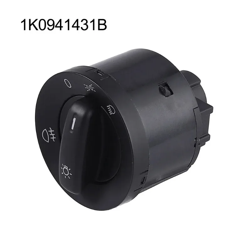 10 Pins 1K0941431B Headlight Fog Light Lamp Knob Control Switch For VW Golf MK5 MK6 Jetta Tiguan Passat B6 CC Touran