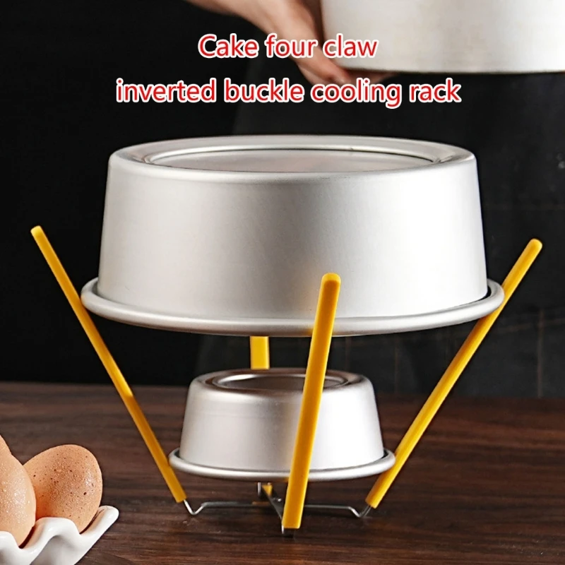 Innovative Cake Cooling Solution with Four Support Legs for Cake Enthusiasts M68E