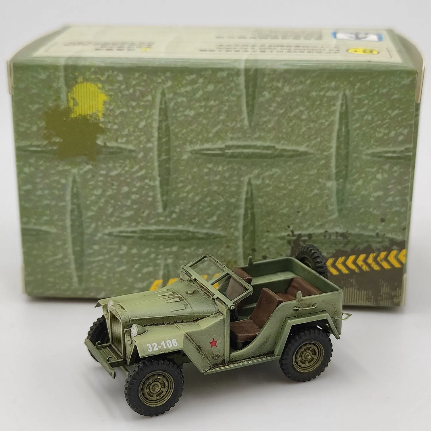 

Sextant 1/72 Scale Soviet GAZ67 Jeep 32-106 Plastic Car Model Collectible Toy Gift Souvenir Display