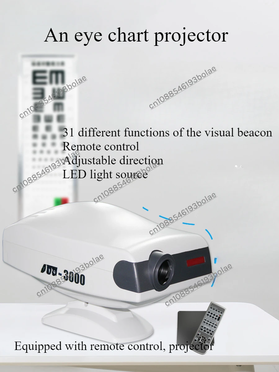 Glasses equipment 3000A Integrated optometry projector LED cold light source visual acuity chart visual marker