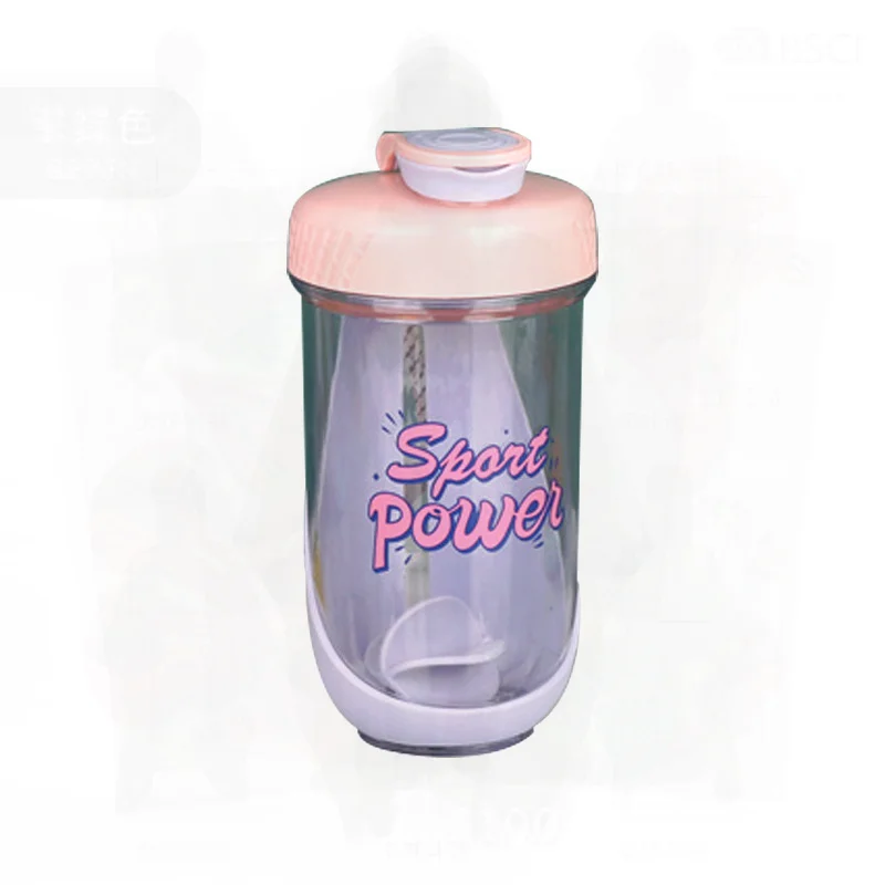 

Портативная спортивная чашка для протеиновых коктейлей, 590 мл для мальчиков и девочек, летняя чашка для молочного коктейля, экологически чистая двухслойная цилиндрическая форма для ПК