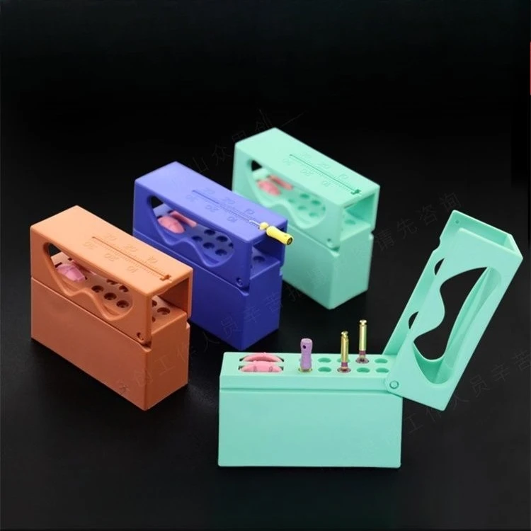 1Pcs Lab Counting Measuring Holder Expand Needle Holder Knob Counting Root Canal File 10Hole Can High Temperature Sterilization