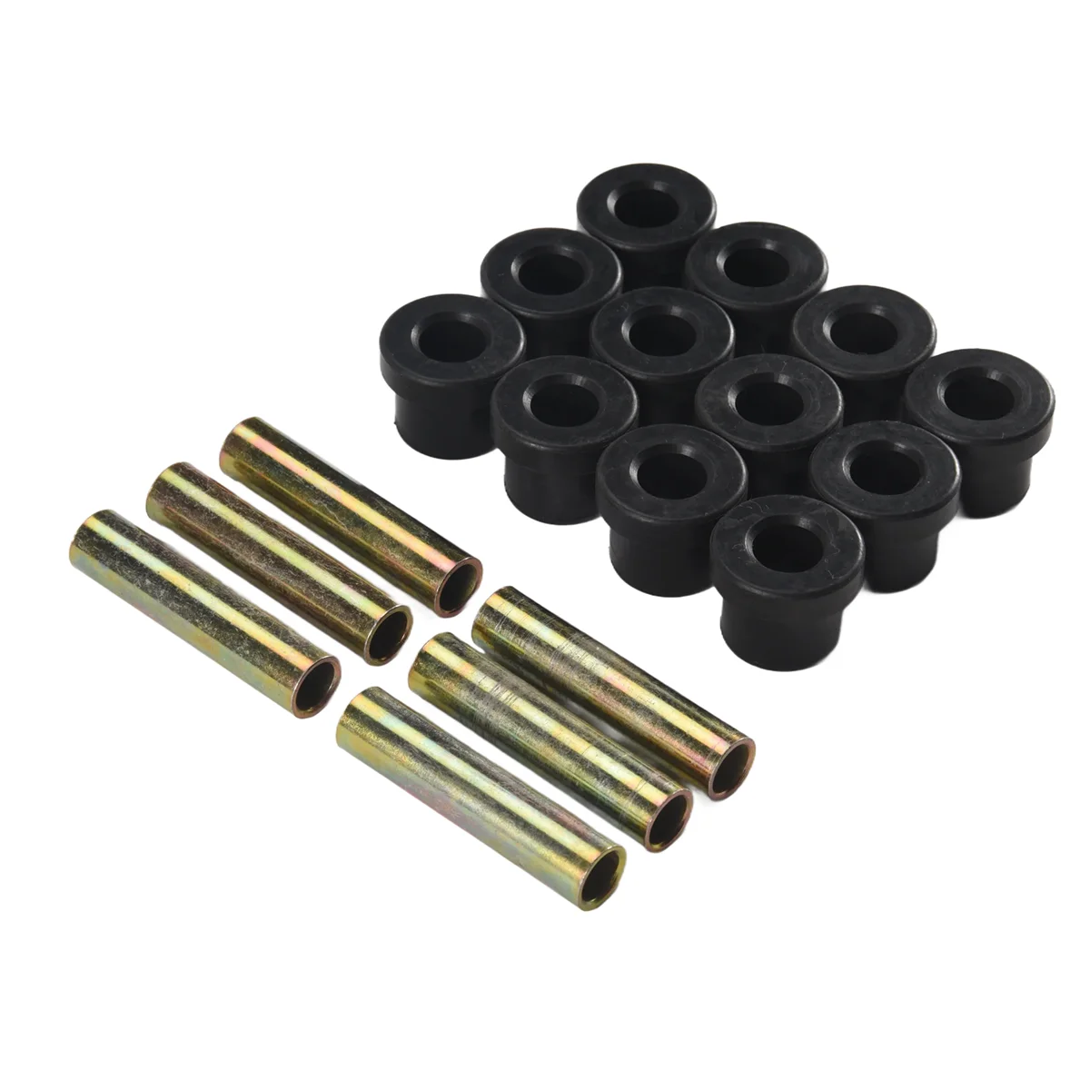 A56XQ 1 Set Rear Leaf Spring for Club Car DS Gas Electric Golf Cart Bushing and Sleeve Kit, 1015583 1012303 1992 Up