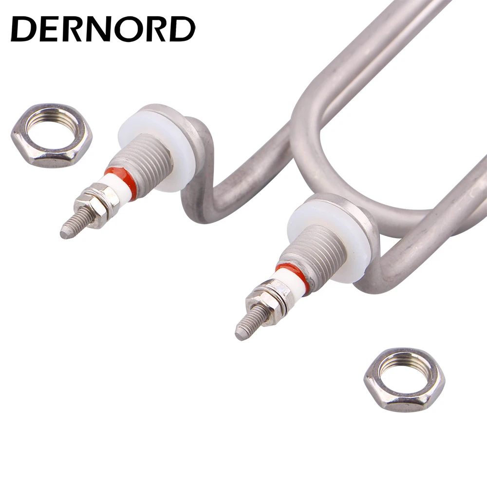 Dernord 120v 950w Autoclave Bend Heating element M12 Thread Heater For Sterilization  Stainless Steel 304 240V 900W