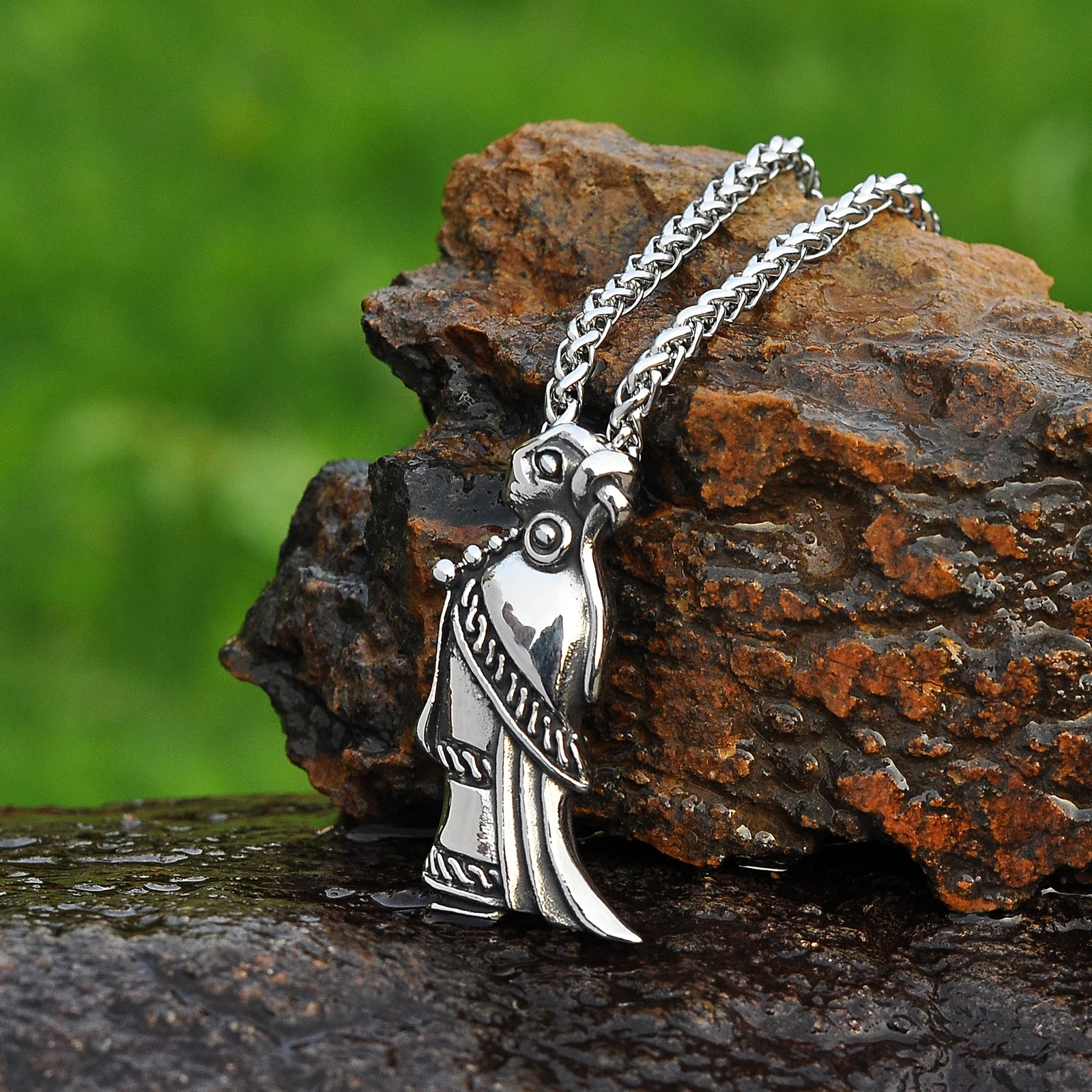 

Stainless Steel Original Design Viking Jewelry For Women Norse Goddess Freya Necklace