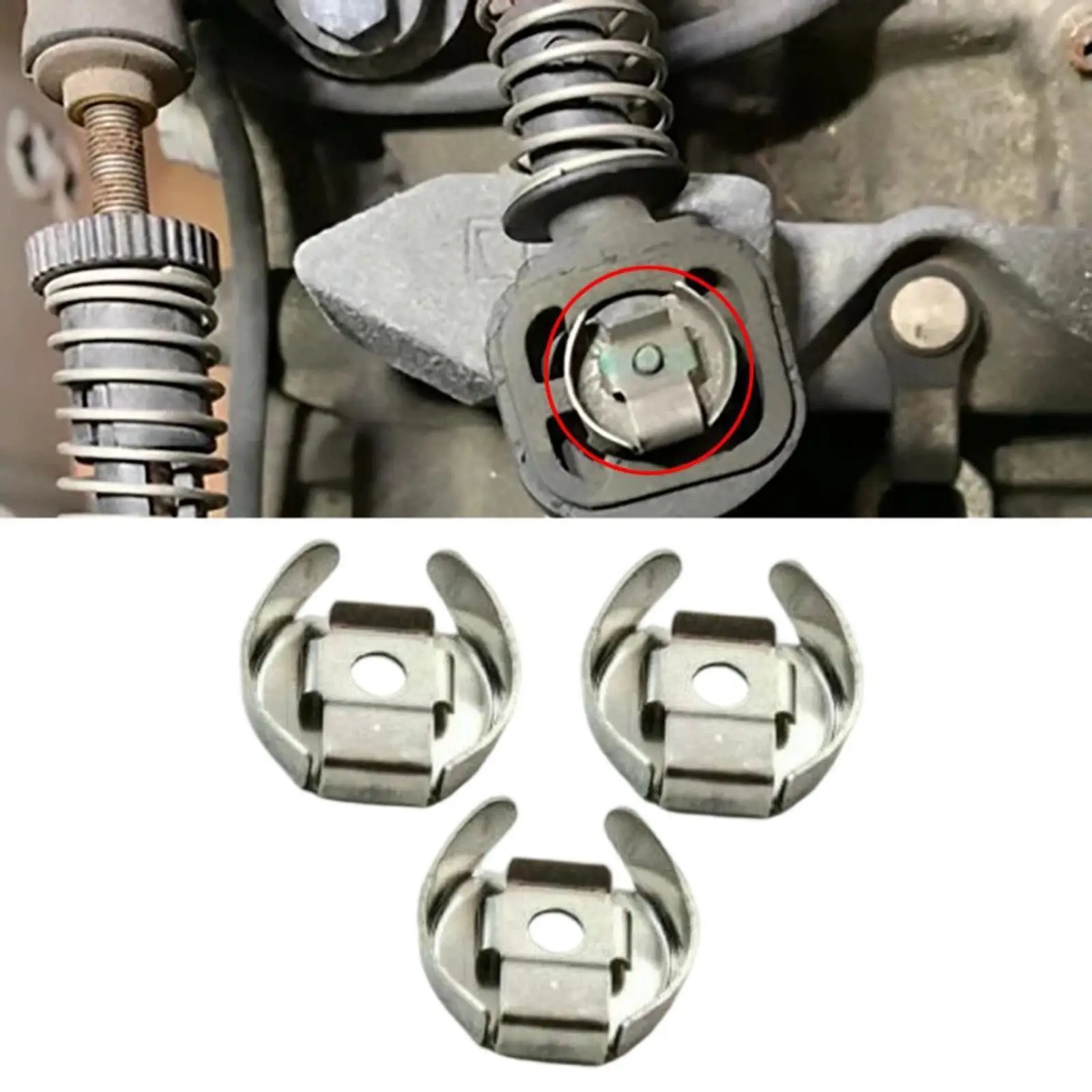 

High Performance Gear Shift Cable Knob Clip Sturdy Bracket Metal Vehicle Repair Attachment for VW New Beetle Scirocco Corrado