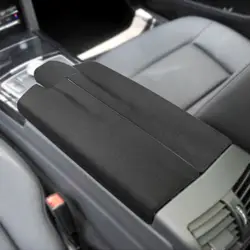 Car Center Console Armrest Box Lid Cover ABS+Suede Leather Trim For Mercedes Benz E Class W212 2010 2011 2012 2013 2014 2015