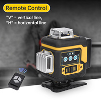 16 Lines Laser Level 3° Self-leveling Machine 4D Green Cross Line Laser Level Powered Rechargeable Lithium Battery Leveling Tool