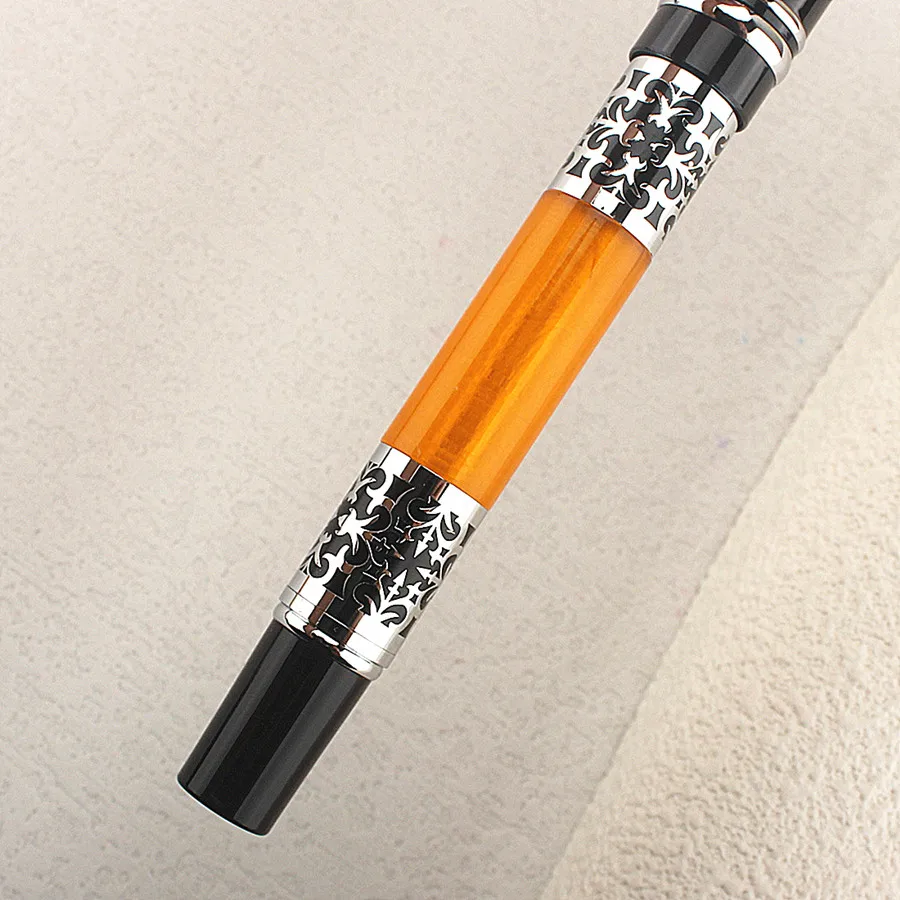 High Quality Luxury Metal Ballpoint Pen Sculpture Pattern Roller Pen Office School Stationary Pen