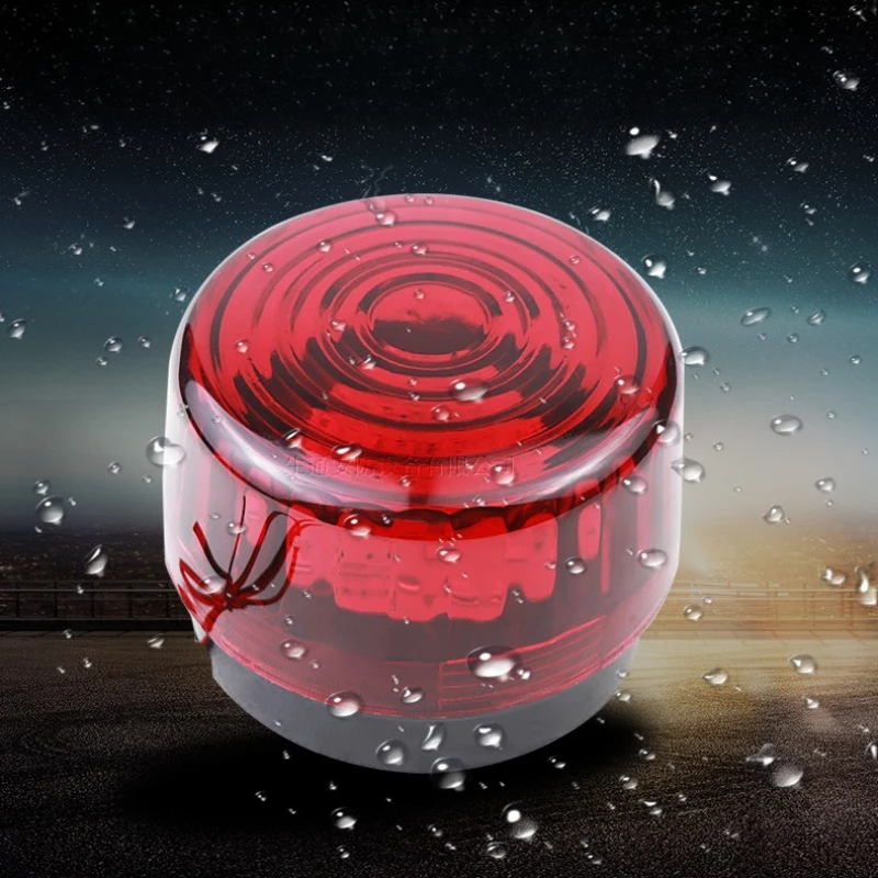 

Waterproof 12V Mini LED Strobe Light Red Emergency Warning Light for Security Engineering High-Visibility Flashing Alert Lamp