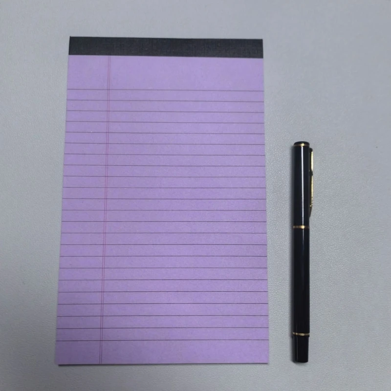 4Pcs 사무실 메모장 50 시트 양면 줄 지어 메모용 쓰기 패드