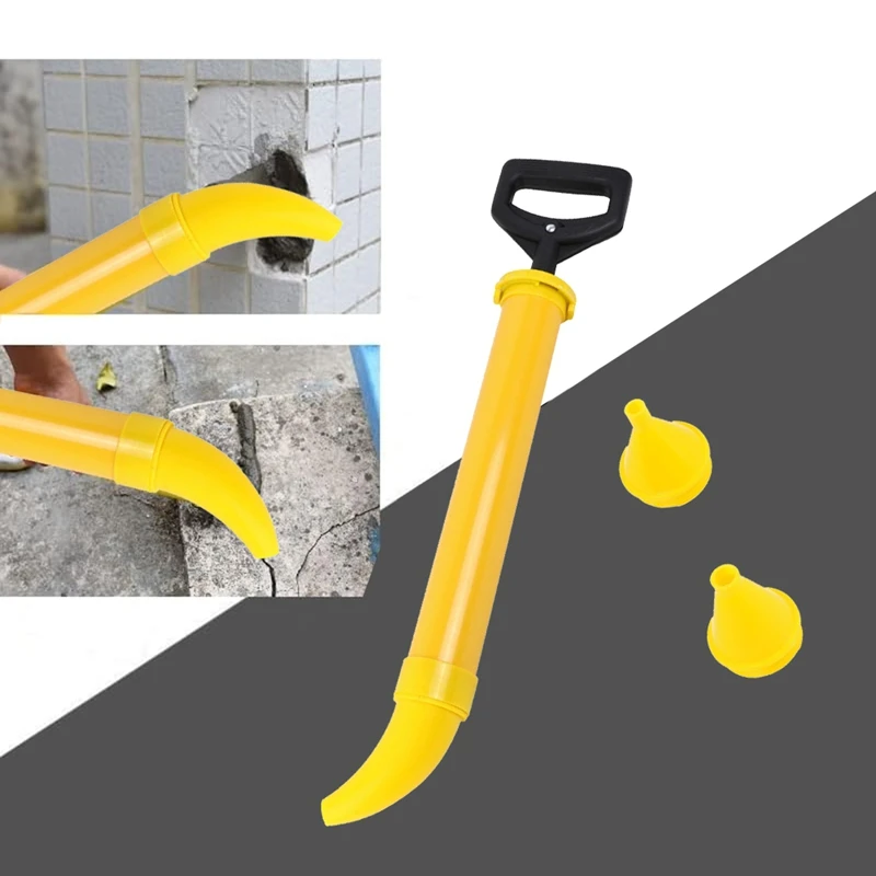 Caulking Gun With 5 Nozzles Grouting Mortar Sprayer Cement Lime Pump Grout Filling Tools  Applicator Hand Tools