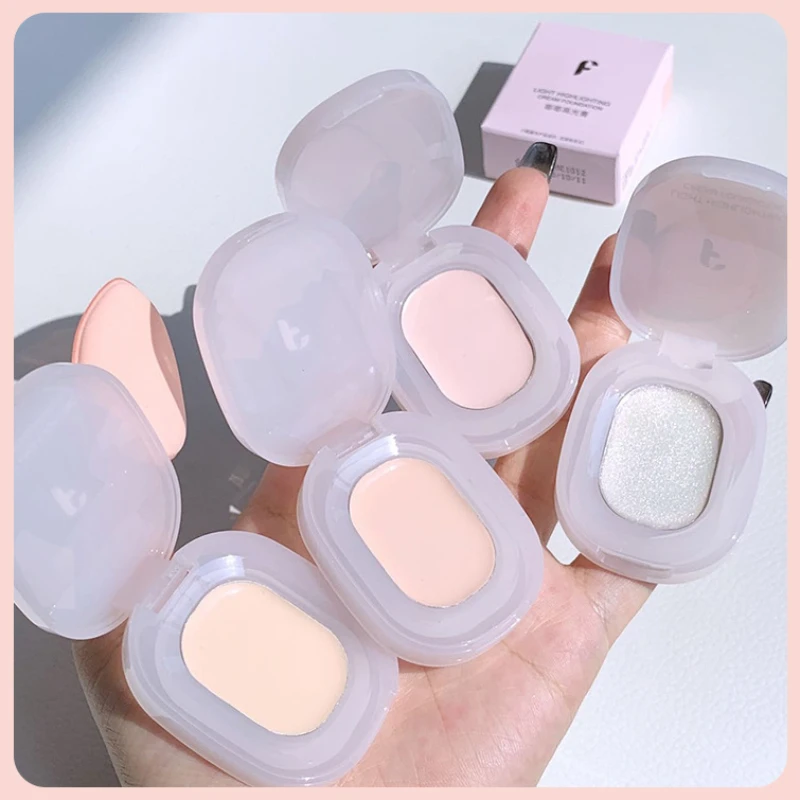 4 Colors Contouring Highlighter Cream Pearlescent Luminizer Waterproof Three-dimensional Face Makeup Illuminator High Gloss