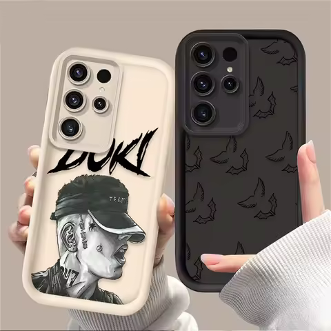 Cool Duki Rapper Phone Case For Samsung Galaxy S23 S24 S25 Ultra S22 S21 Plus FE A36 A56 A26 A16 A06 A15 A25 A35 A55 5G Cover