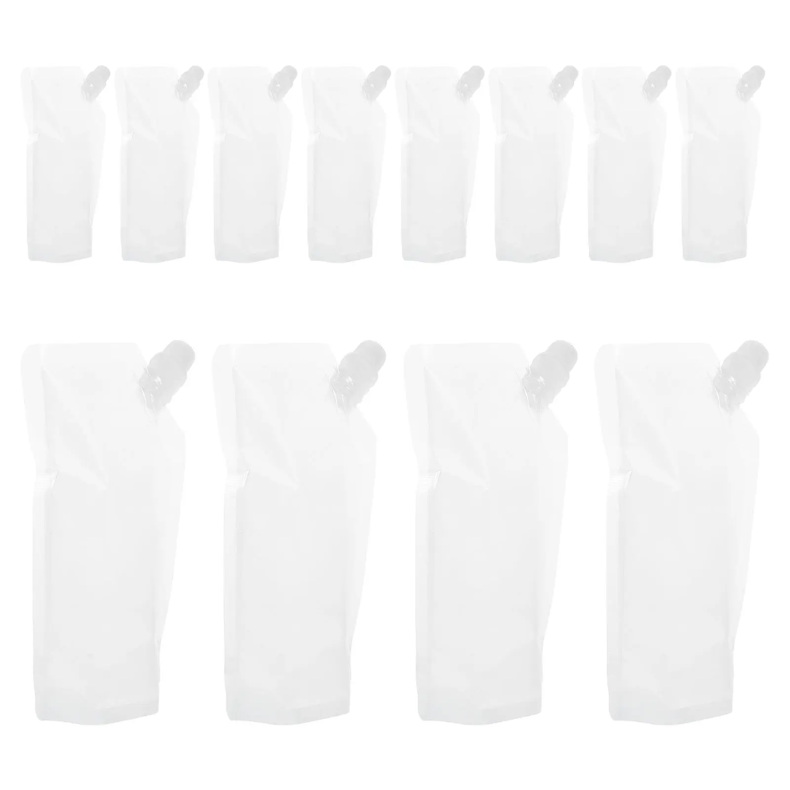 

12 Pcs Soy Milk Bag Drinking Flasks Beverages Camping Pouches Concerts Smoothie Bags Clear Juice
