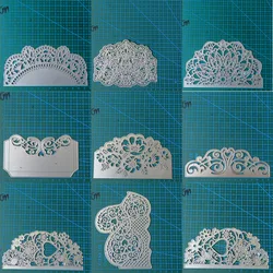 Lace greeting card metal cutting dies Scrapbooking decoration paper craft knife mould blade punch template Embossing stencils