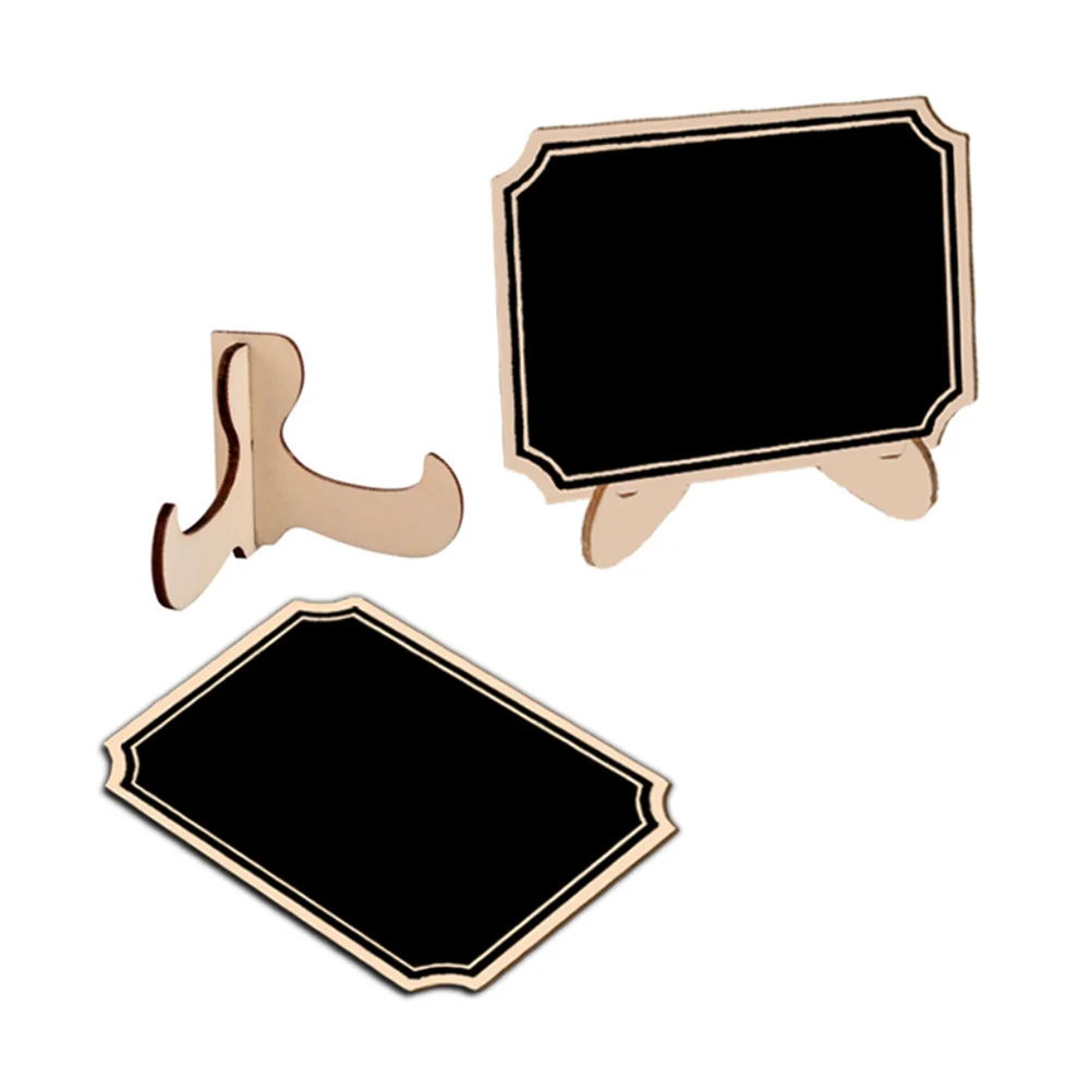 10 قطعة علامات السبورات الصغيرة لقائمة مطعم أنيقة عرض السبورات الصغيرة شارة السعر السبورة الخشب السبورة #2