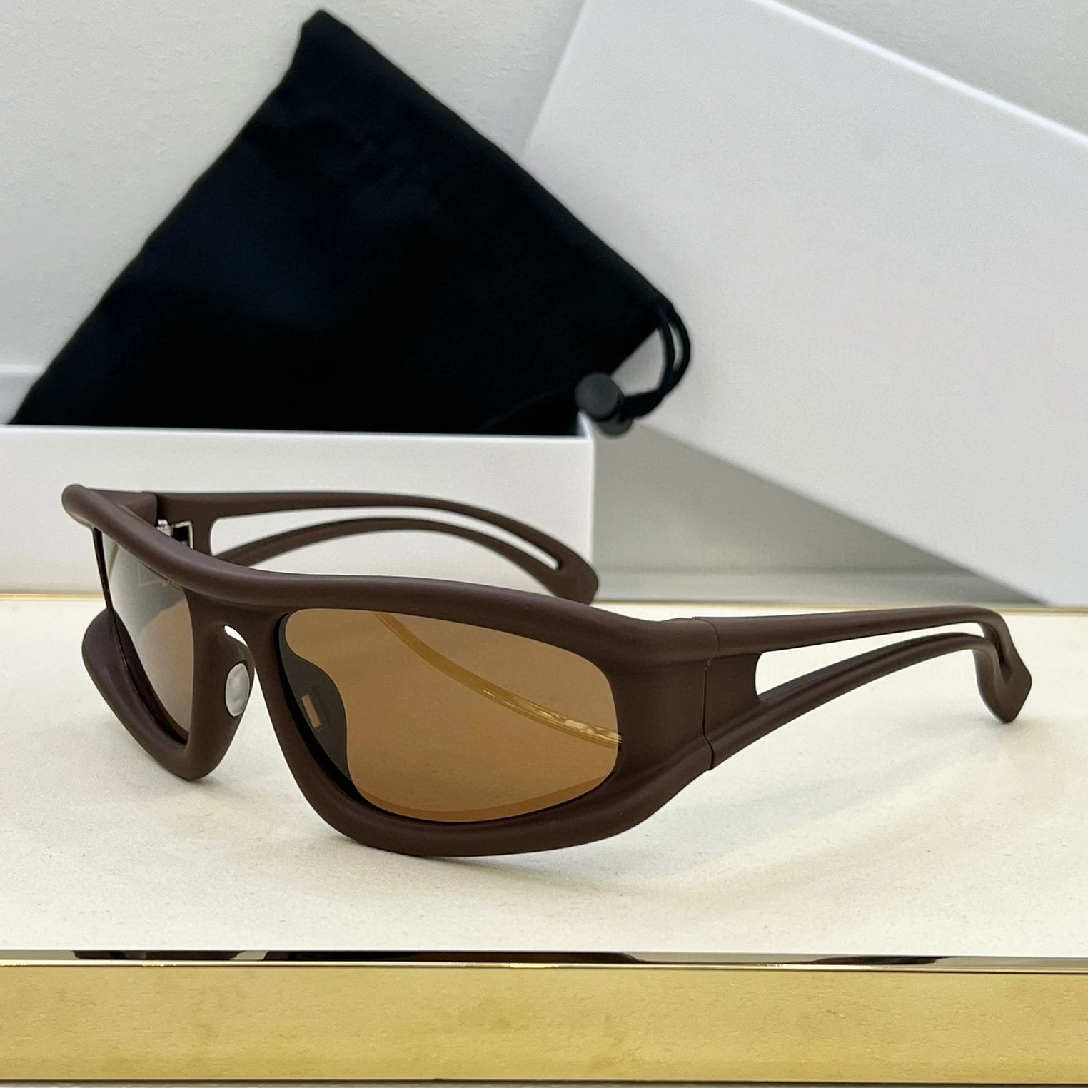 MYK CAT EYE Cycling Acetate Outdoor Classic High Brand Sunglasses Men and Women Popular Designer UV400 Protection with Case