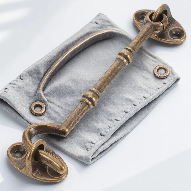 

Rotating Brass Hook Latch Heavy Duty Window Lock For Bedroom Cabinet Sliding Hardware Brass Door Latch Slide Door Locks