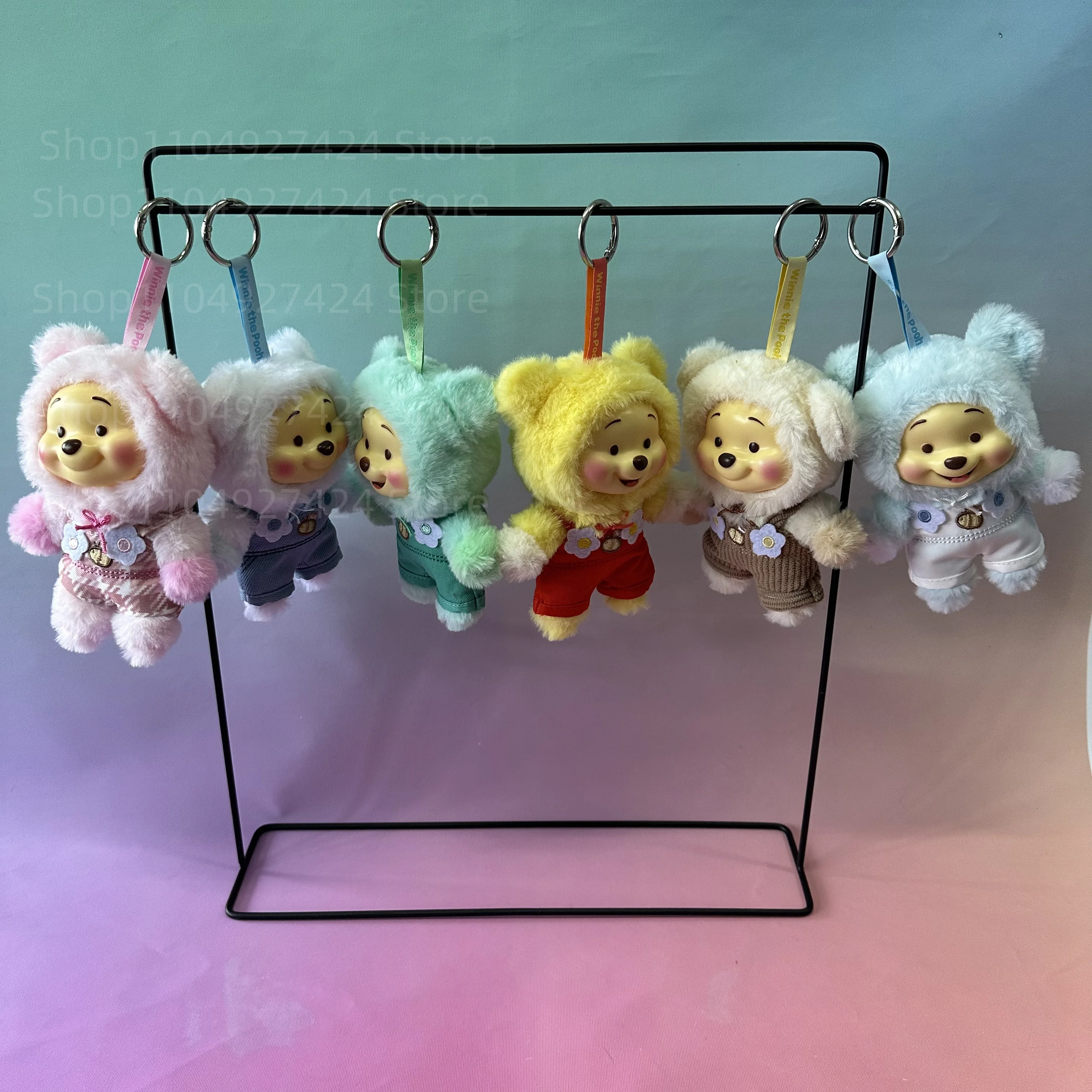 Disney Winnie de Poeh Blind Box schattige sleutelhanger rugzak hanger decor accessoire mysterie verrassing collectie knuffel pop cadeau