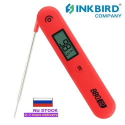 INKBIRD BG-HH1C Digital Display Thermometer For Oven Beer Meat Cooking Food Probe BBQ Electronic Oven Thermometer Kitchen Tools