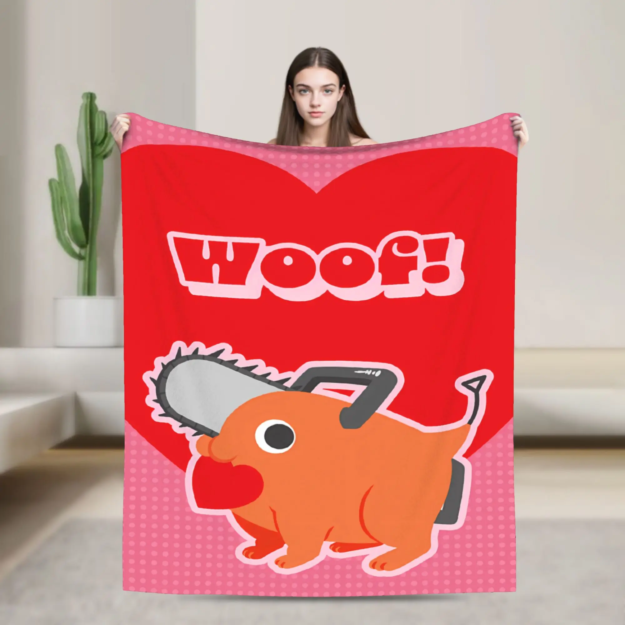 Chainsaw Man Blankets Quality Warm Soft  Throw Blanket Winter Kids Couch Bed Aesthetic Bedspread