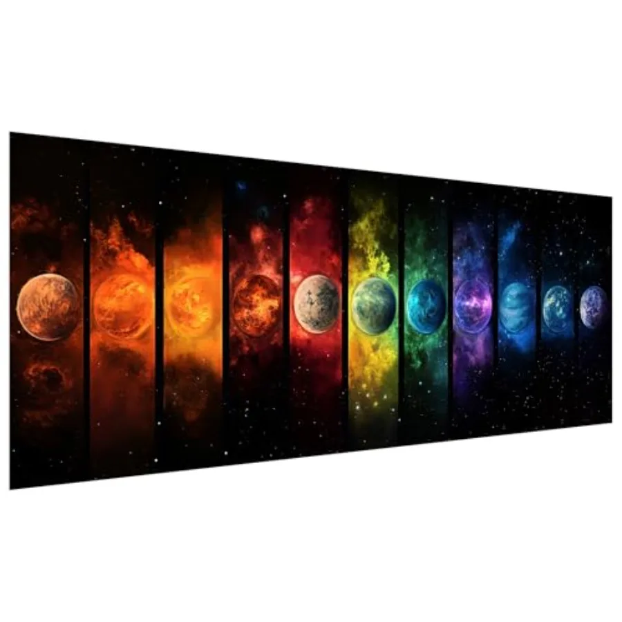 

5D Diamond Art Kits for Adults Planet Large Size DIY Universe Diamond Painting Full Round Drill Crystal Art - Craft Cross Stitc