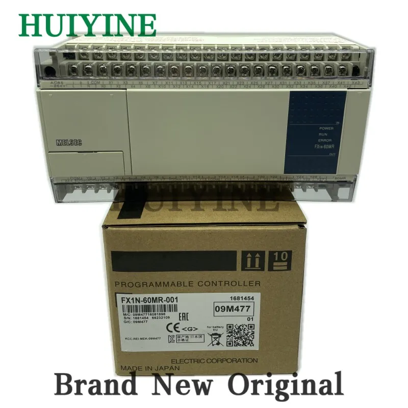 Nuevo Original para Mitsubishi FX1N-14MR-001 FX1N-24MR-001 FX1N-24MT-001 FX1N-40MT-001 FX1N-40MR-001 FX1N-60MR-001 módulo PLC