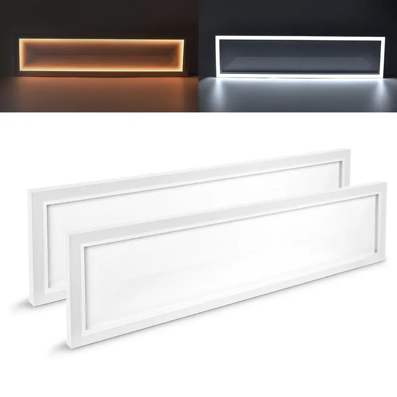 Modern LED Panel Light 20W 30W 40W Adjustable 5CCT Ceiling Lamp High Brightness 100Lm/W for Kitchen Office Home Decor