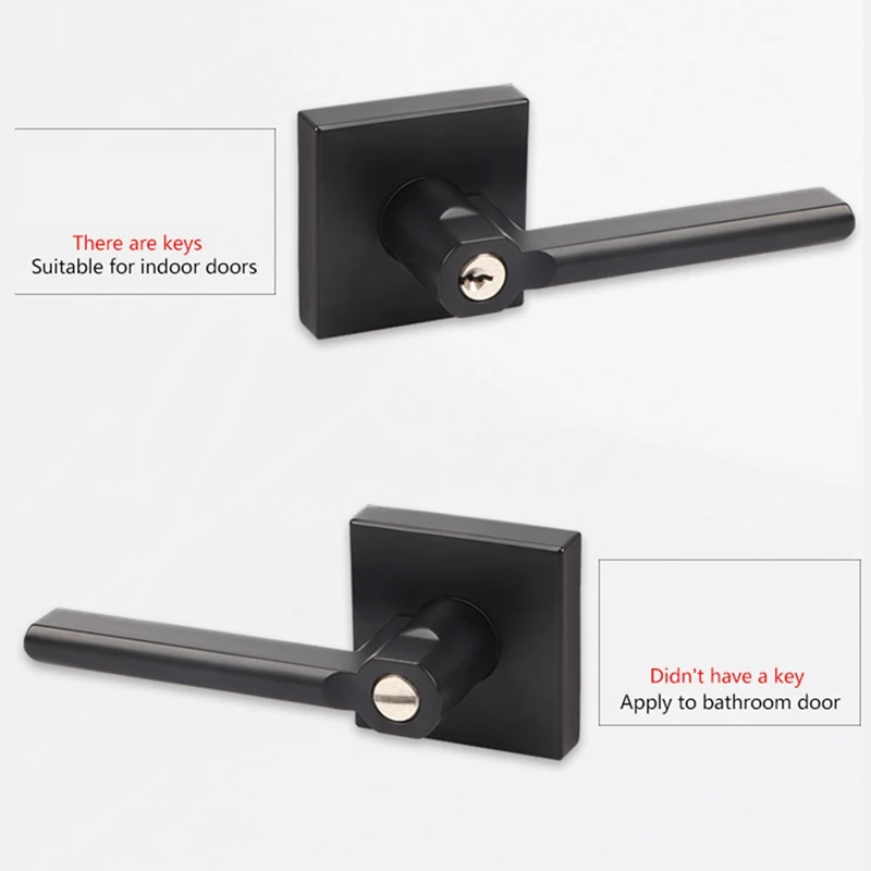 Hot Ltem 1 Set American Door Lock 3-Lever Type Door Lock Set