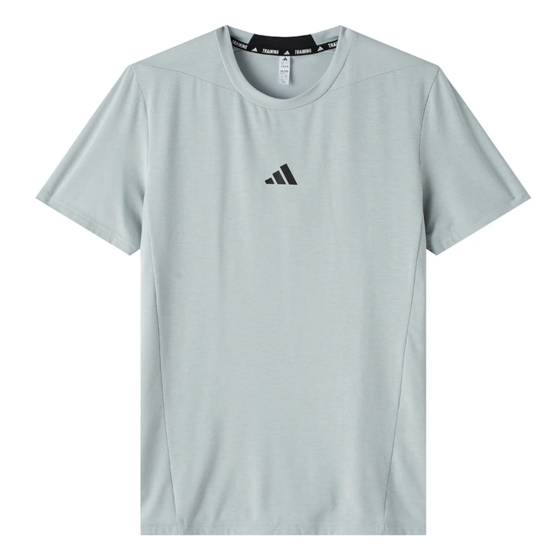 

Мужская спортивная футболка Adidas с короткими рукавами, дышащая, быстросохнущая, для бега, Ka7290