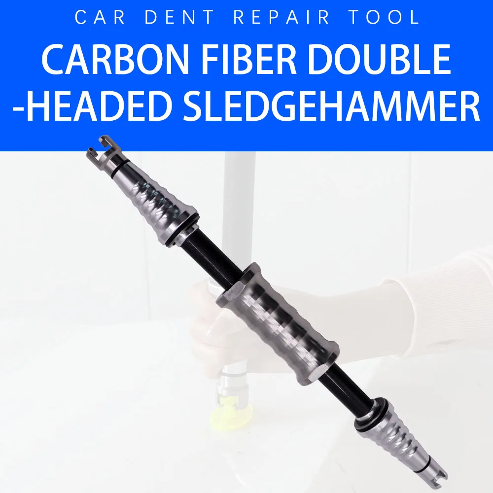 Carbon Fiber Double-Ended Dent Puller Pdr Slider Hammer For Paintless Car Dent Repair Tool