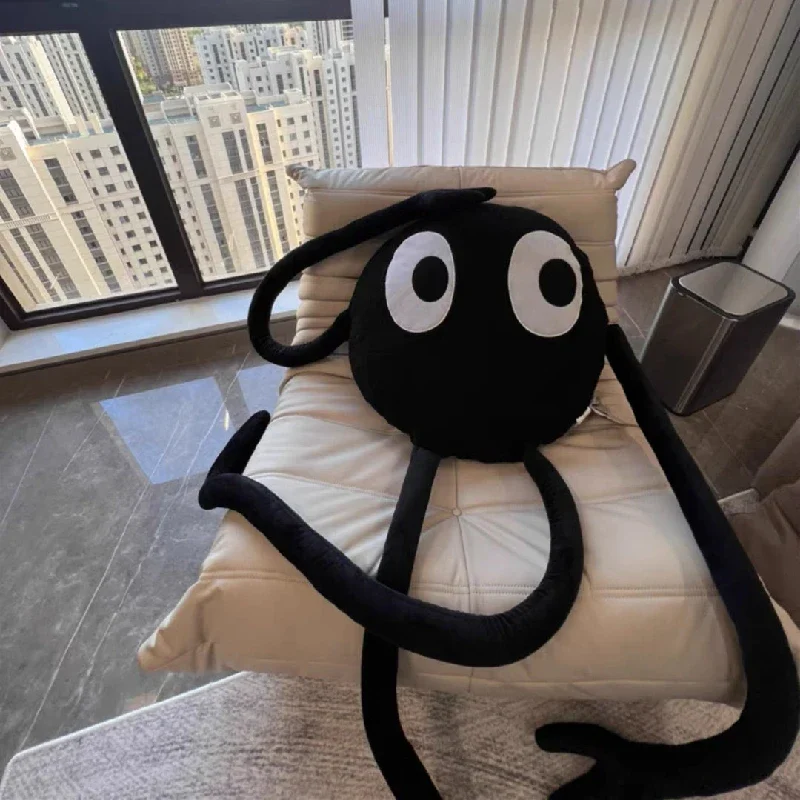 Huge Cute Black Briquettes Octopus Plush Toy Stuffed Long Legs Octopus Doll Plush Animal Pillow Creative Gift Kawaii Room Decor