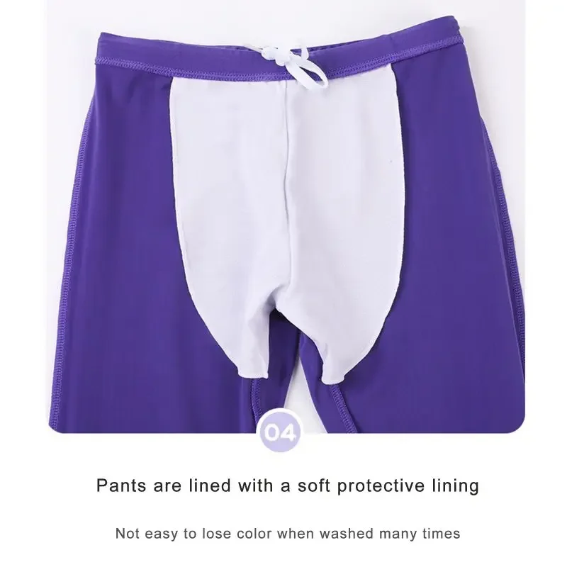 Zomer kinderbadpakken set meisjes lange mouw zonwering tops en broeken kinderen ademende badmode sneldrogend badpak