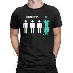 People Me Tee Scuba Diving Dive T-Shirt Men Leisure Pure Cotton Tees Harajuku Oversized T Shirt Birthday Camisa Streetwear