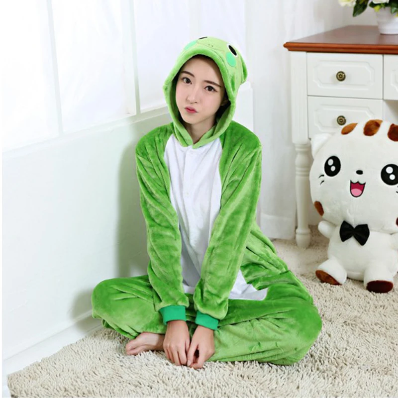 Adult Animal Onesie Pajamas Men and Women's Anime Cosplay Costume Sleepwear One-Piece Jumpsuits for Girls Boys Unisex Homewear