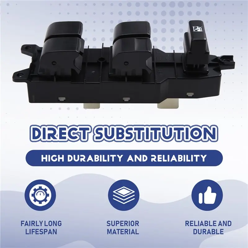 A13F-RHD Front Left Window Lift Control Switch 84820-0D240 For Toyota Etios 2012- Manual Window Regulator Button 848200D240 view 6