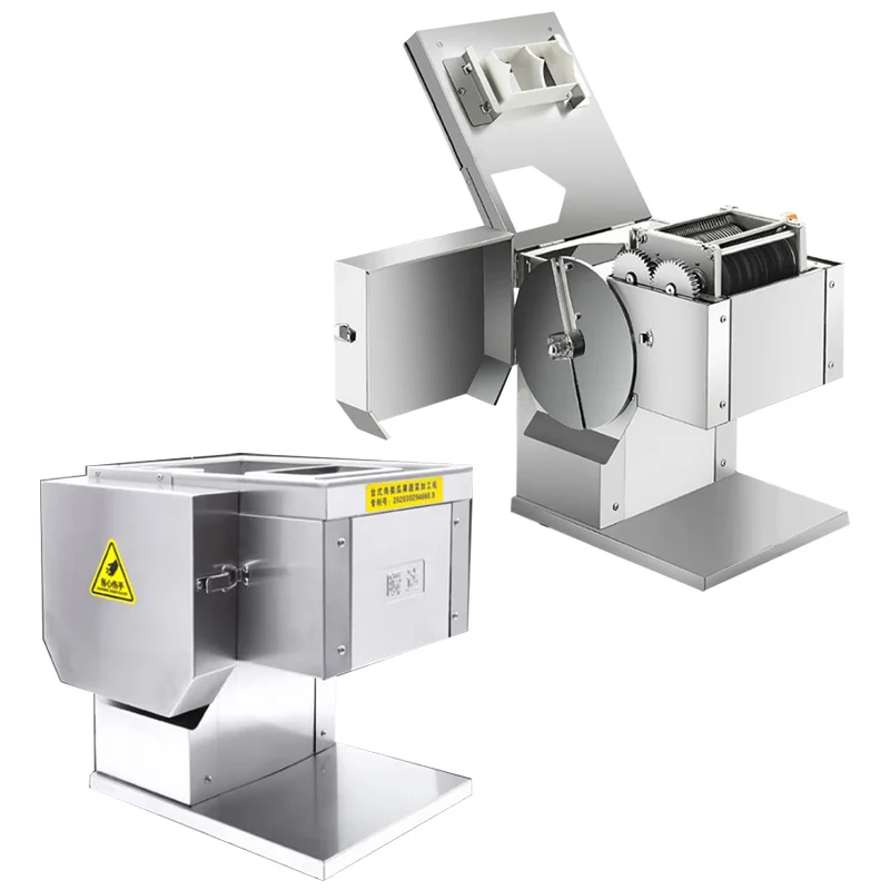 Настольная машина для резки мяса, мясорубка из нержавеющей стали, слайсер, коммерчески доступная мясорубка, 220 В