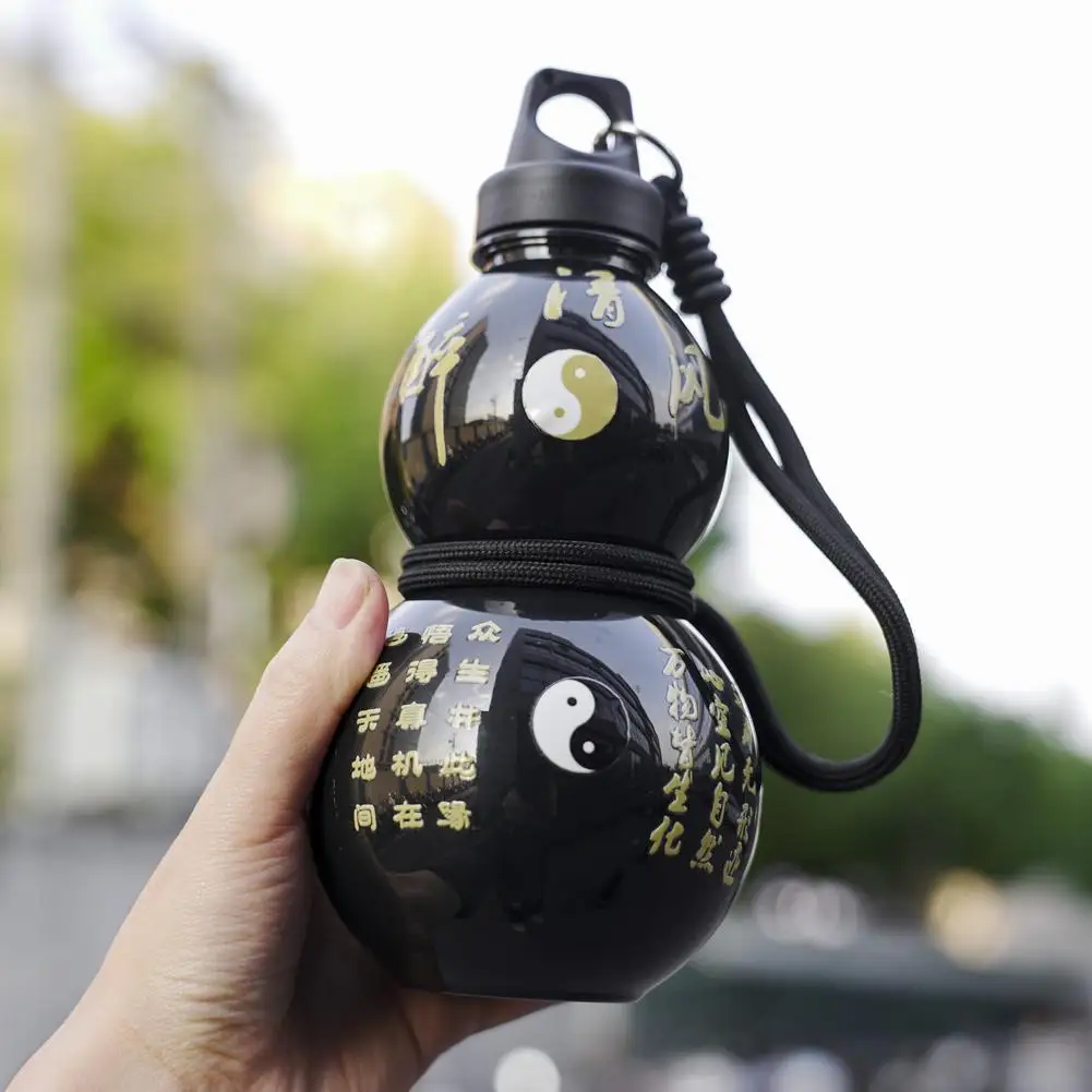 

750ml Gourd Water Bottle, Fashionable Drinking Water Bottle, Classic Gourd Water Bottle Of Ancient Chinese Heroes