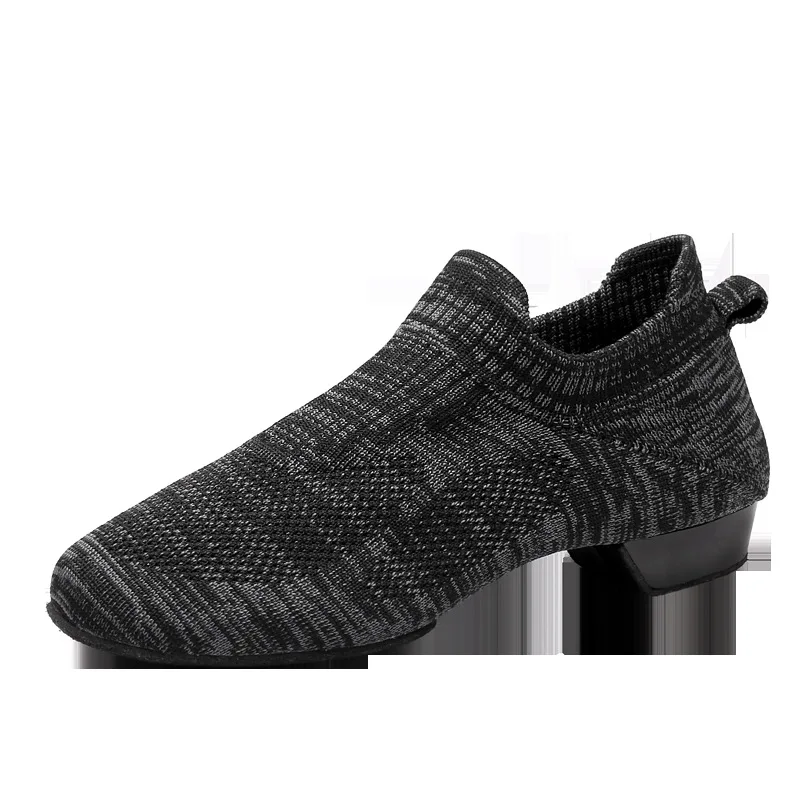 Major Pink Black Adult Ballet Modern Ladies Latin Jazziness Dance Low Heels Soft Sole Breathable Knitted Mesh Shoes Women