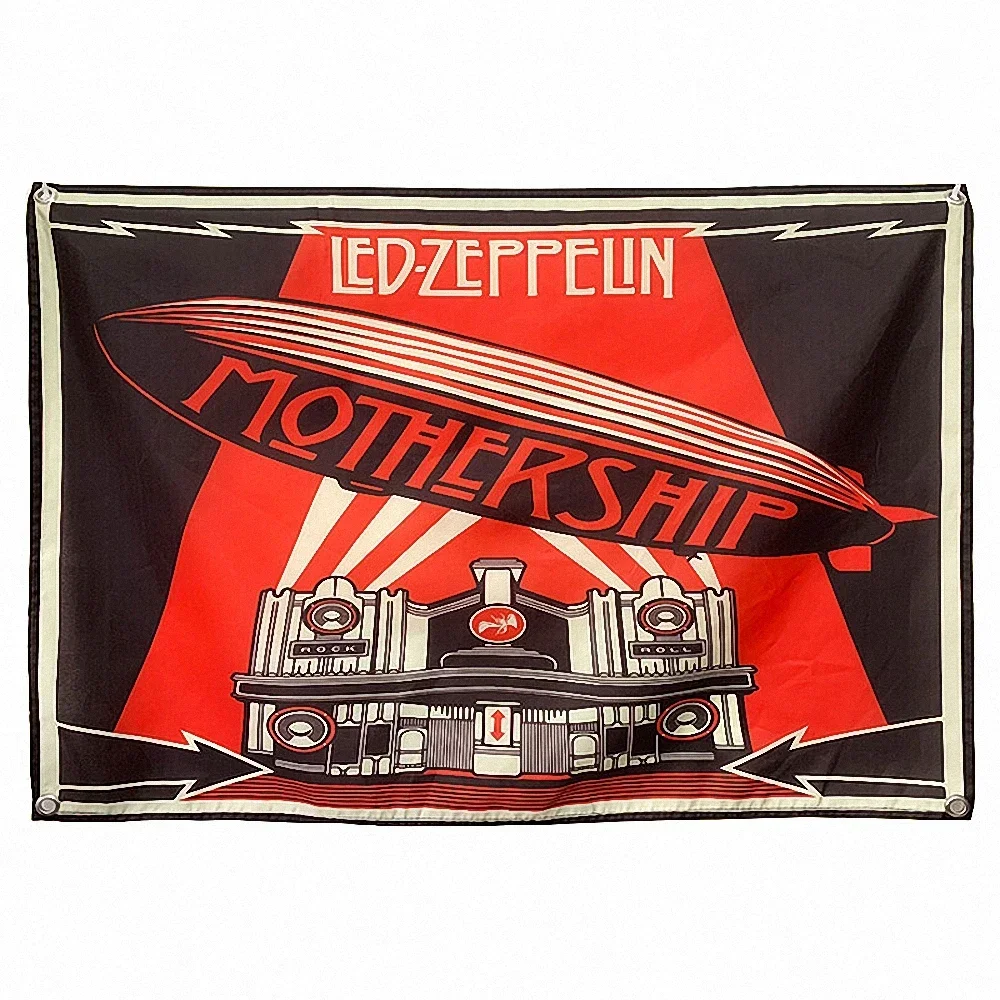 Rock and Roll Band Singer Music Posters High Quality Print Art Canvas Banner Four-hole Flag Background Wall Hanging Home Decor j