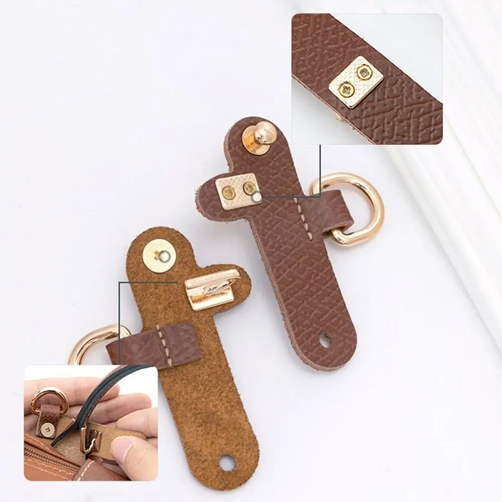 Handbag Transformation Accessories for Longchamp Mini Bag Straps Punch-free Genuine Leather Shoulder Strap DIY Buckle