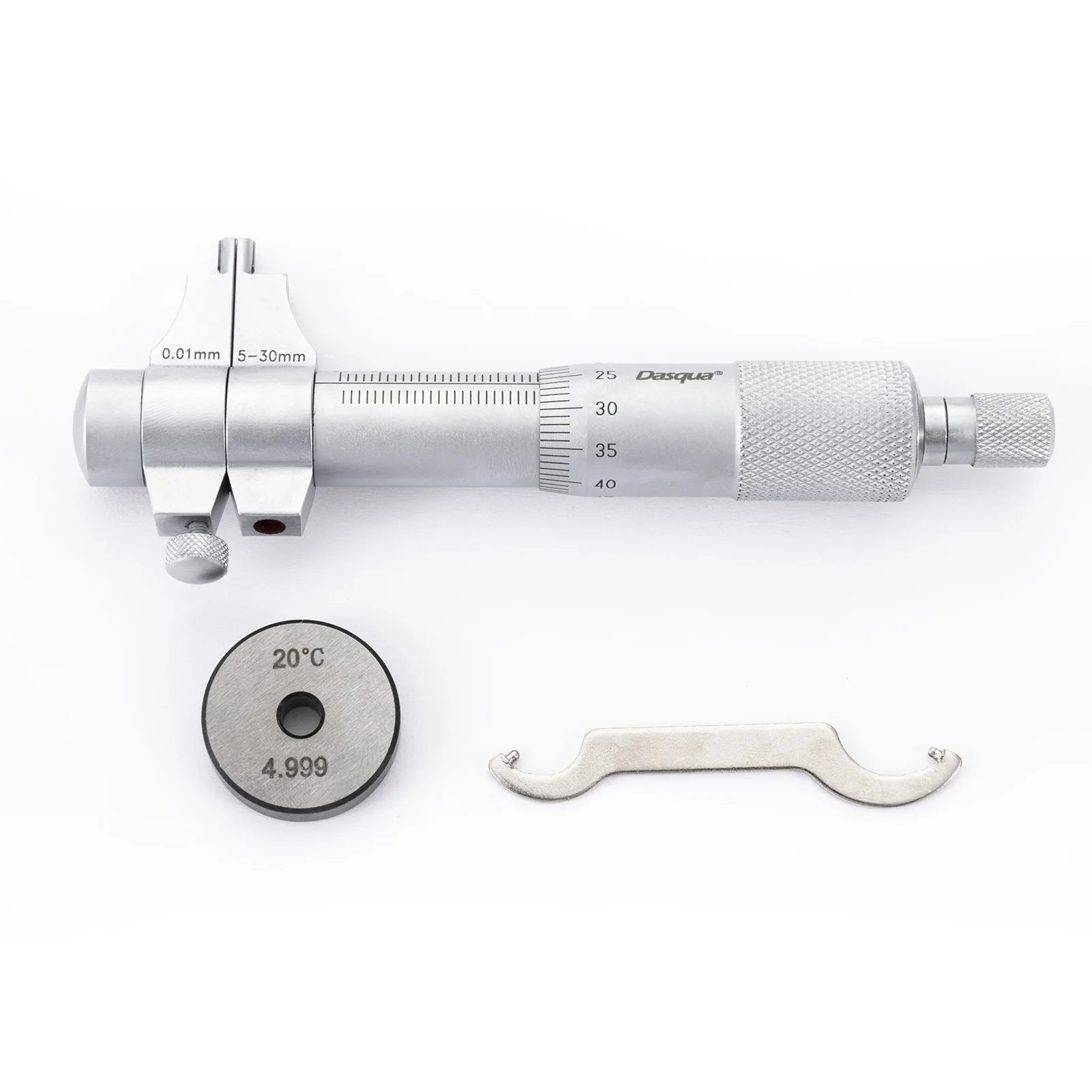 Dasqua Ultra-Precisão 5-30mm Dentro Micrômetro Pontas de Carboneto Interno Micrômetro Micrmetro De Interiores