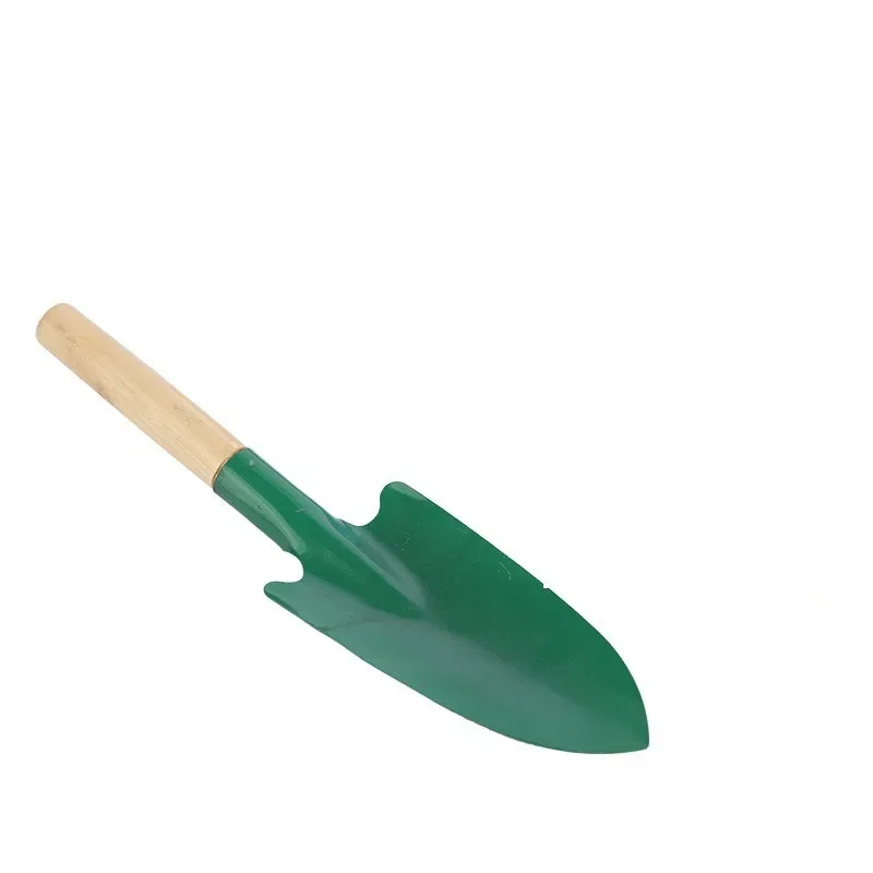 Wooden Handle Reinforced Gardening Shovel Loose Soil Planting Easy Use